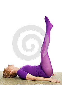 Senior Yoga - Double Leg Raise photo