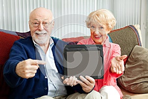 Seniors Point to Tablet PC