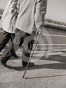 Seniors strolling photo