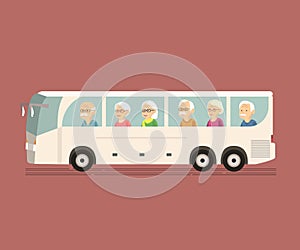 Seniors Travel by Bus