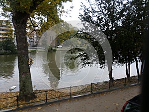 The Senne is a small river that flows through Brussels.