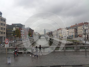 The Senne is a small river that flows through Brussels.