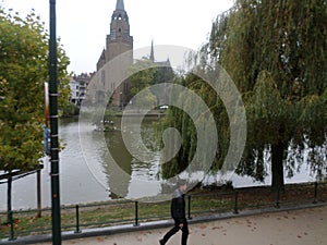 The Senne is a small river that flows through Brussels.