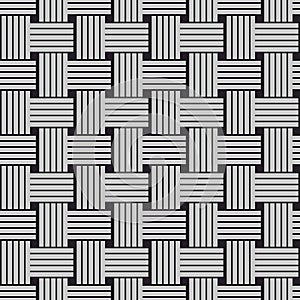Sennit twist seamless vector pattern.