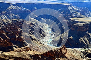 Sensational view of the Fish River Canyon - the second largest canyon in the world - Namibia Africa