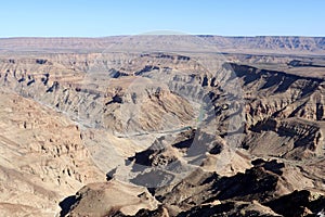 Sensational view of the Fish River Canyon - the second largest canyon in the world - Namibia Africa