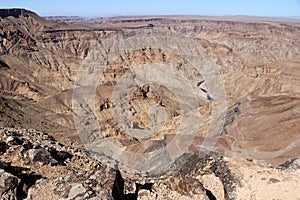 Sensational view of the Fish River Canyon - the second largest canyon in the world - Namibia Africa