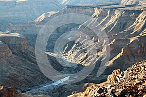 Sensational view of the Fish River Canyon - the second largest canyon in the world - Namibia Africa