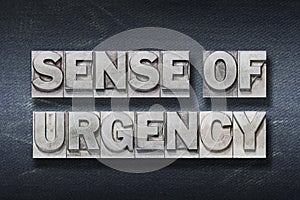 Sense of urgency den