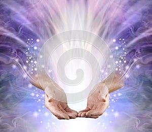 Sensing and sending high vibrational healing vibes