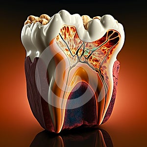 Sensitive teeth. Mouth and teeth health concept. Various dental diseases.