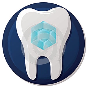 sensitive tooth. Vector illustration decorative design