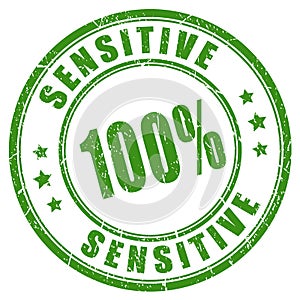 Sensitive vector stamp