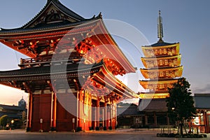 Senso-ji Temple, Asakusa, Tokyo, Japan photo