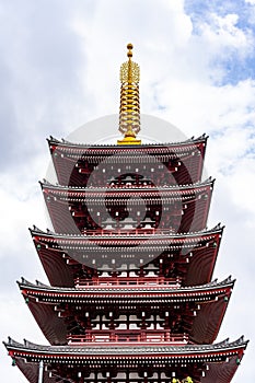 Senso-Ji Temple, situated in the bustling city of Asakusa, Tokyo, Japan