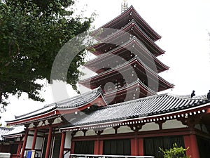 Senso-ji Temple, Tokyo, Honshu Island, Japan