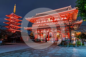 Senso-ji temple in Tokyo, Japan