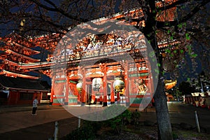 Sensoji, Asakusa Kannon Temple, one of most popular temples in Tokyo