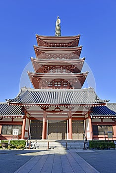 Sensoji Buddhist Temple in Asakusa, Tokyo, Japan