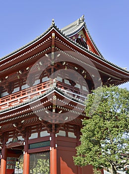 Sensoji Buddhist Temple in Asakusa, Tokyo, Japan