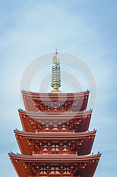 .Sensoji-ji Temple in Asakusa Japan