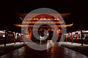 Sensoji Temple at night