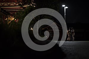 Sensoji temple at summer night