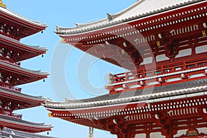 Sensoji temple in Tokyo, Japan