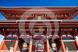 Sensoji Temple in Tokyo, Japan.