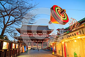 Sensoji Temple in Tokyo, Japan.