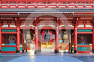 Sensoji Temple in Tokyo, Japan.