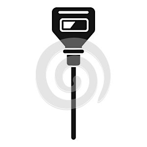 Sensor device ph icon simple vector. Level ph meter