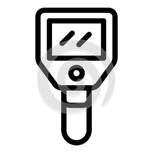 Sensor thermal imager icon, outline style