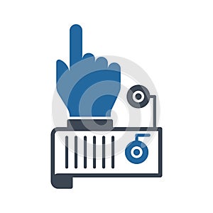 Sensor touch Color Vector icon which can easily modify or edit