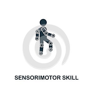 Sensorimotor Skill icon. Premium style design from artificial intelligence icon collection. UI and UX. Pixel perfect sensorimotor photo