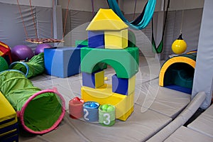 Sensory integration room in the center for children photo