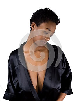 Sensual African American woman