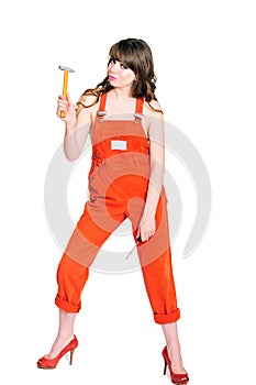 Sensual contractor girl