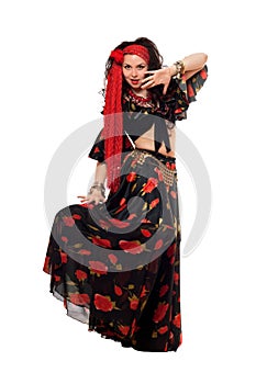 Sensual gypsy woman