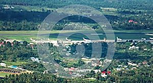 The Sentani Airport, Jayapura Indonesia