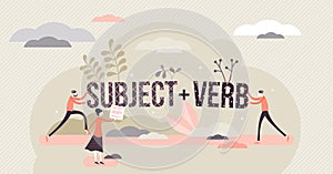 Sentence structure with subject and verb