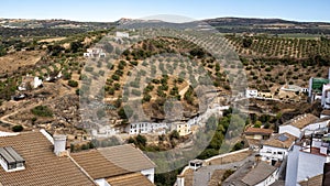 Sentenil de Las Bodegas, one of the white villages in the province of Cadiz, Andalusia, Spain.