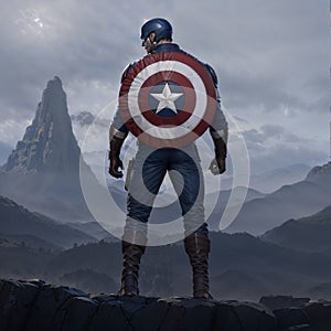 Sentinel of the Night: Captain America's Vigil