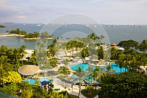 Sentosa island view