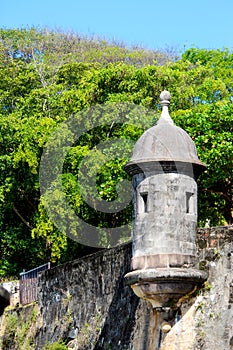 Sentry Box on a Old City Wall