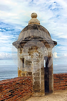 Sentry Box of a Stone Fort, San Juan, Puerto Rico