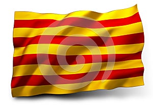 Senyera flag of Catalonia