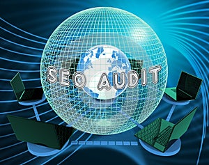 Seo Audit Website Ranking Assessment 3d Rendering