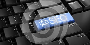 SEO - computer keyboard