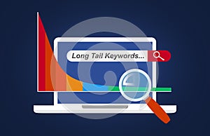 SEO Concept - Long Tail Keywords for Search Engine Optimization